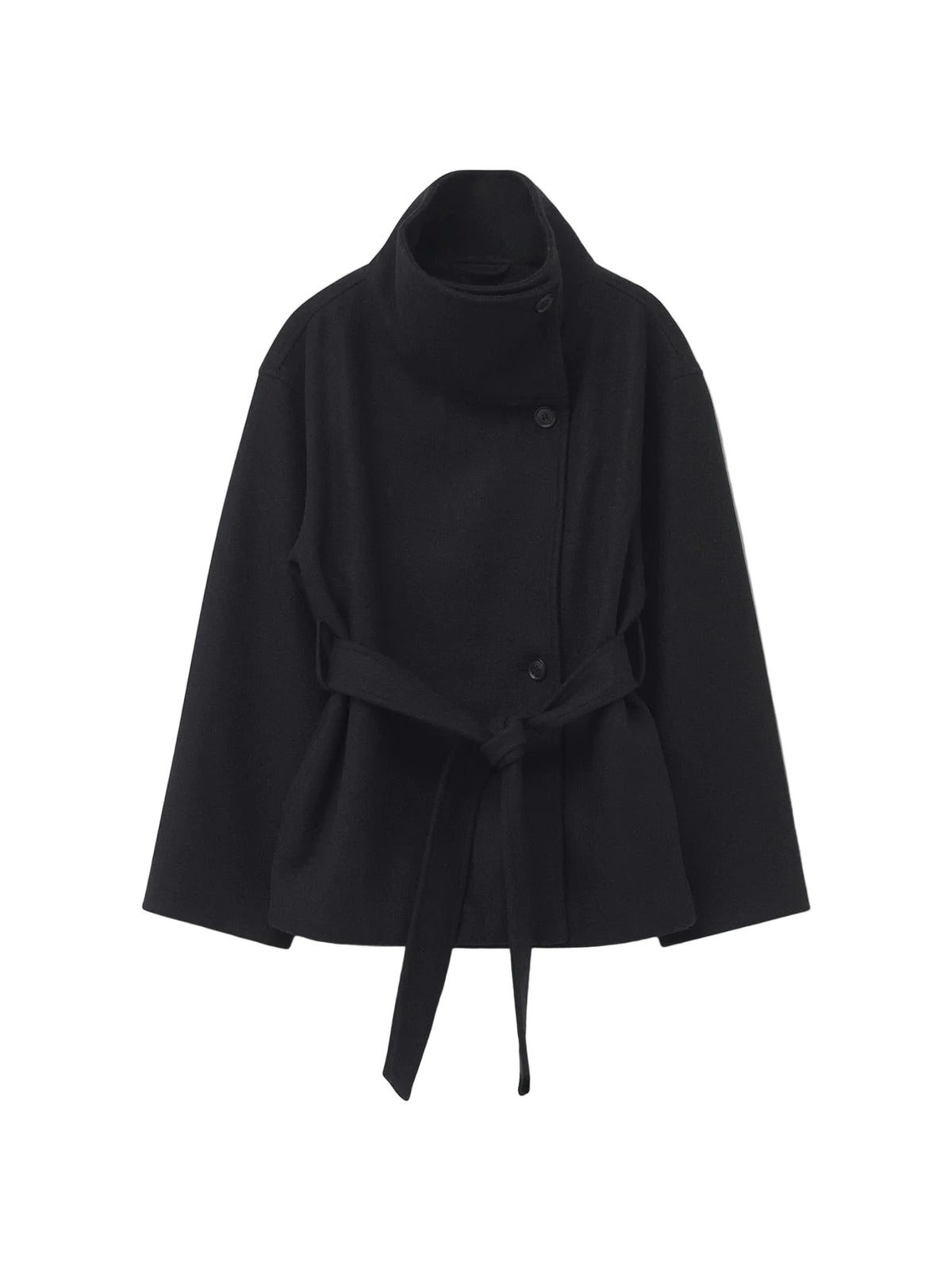Leila Double Sided Stand Up Collar Coat