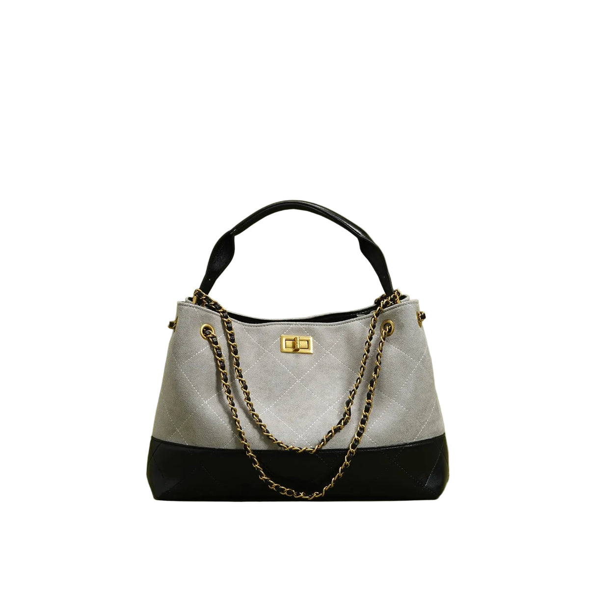 Camille Suede Chain Bag