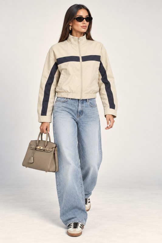 Kate Zip Up Windbreaker Jacket