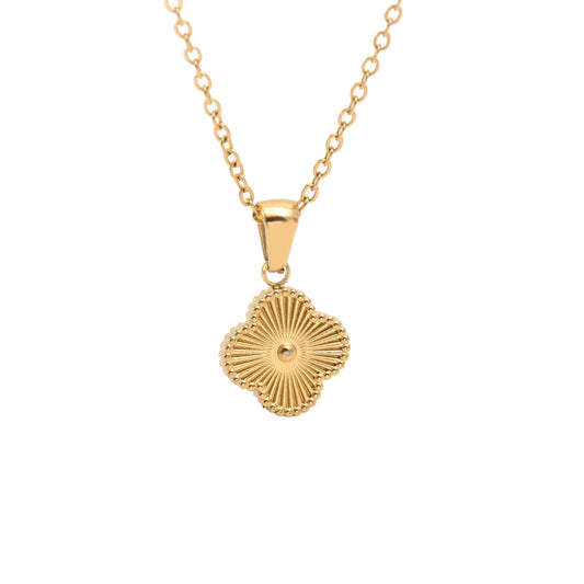 Clover Letter Necklace