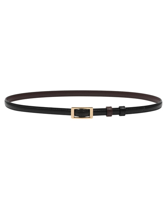 Reversible Leather Buckle Belt
