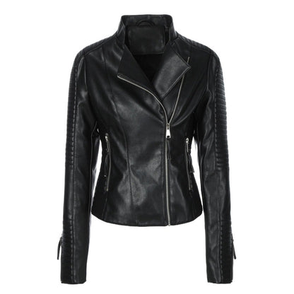 Tami Faux Leather Biker Jacket