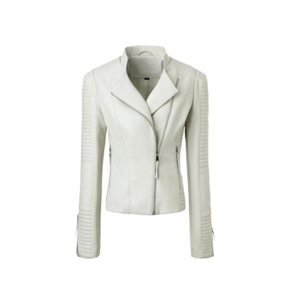 Tami Faux Leather Biker Jacket