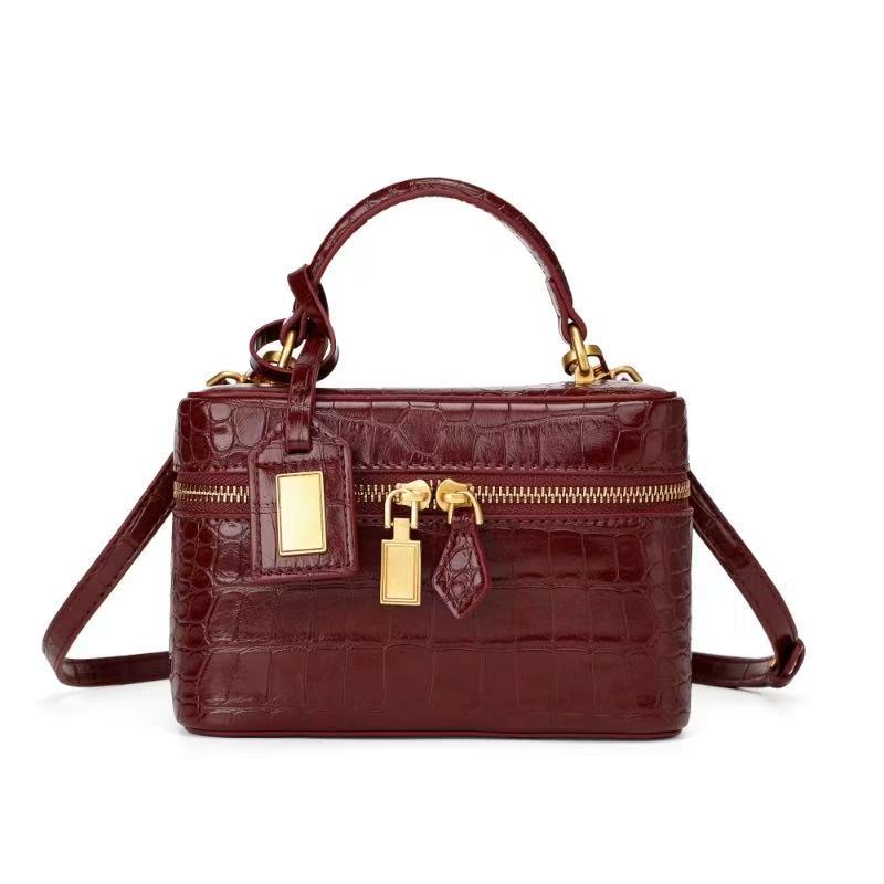 Kylie Textured Leather Handbag