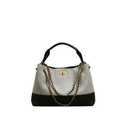 Camille Suede Chain Bag