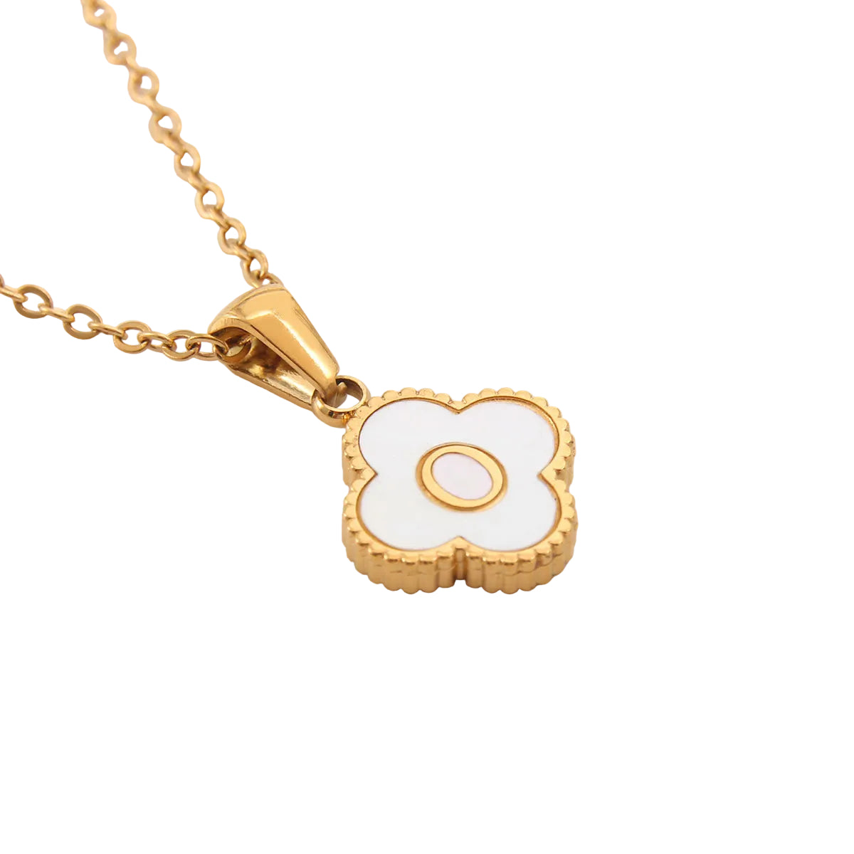 Clover Letter Necklace