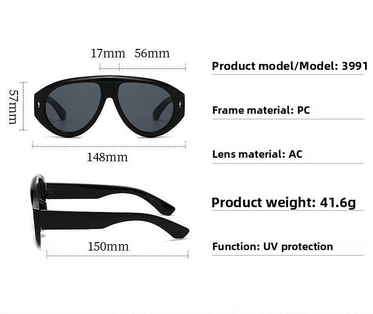 Lena Pilot Sunglasses