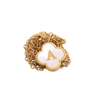 Clover Letter Necklace
