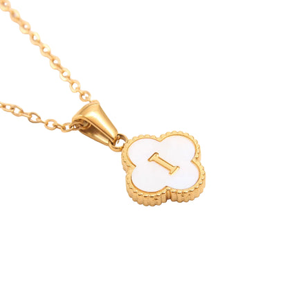 Clover Letter Necklace