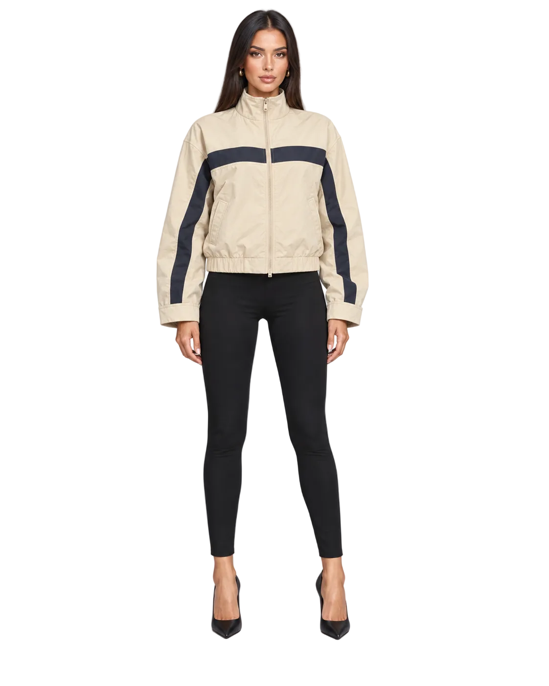 Kate Zip Up Windbreaker Jacket