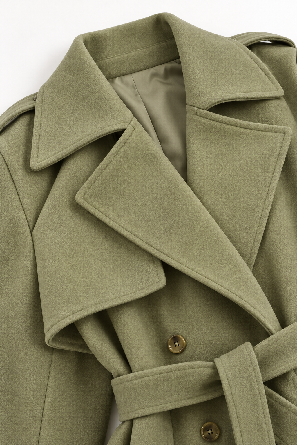 Zieyna Wool Long Coat