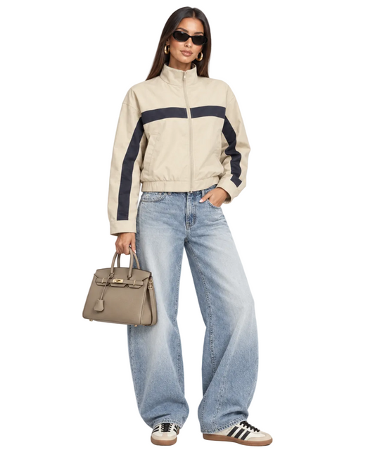 Kate Zip Up Windbreaker Jacket
