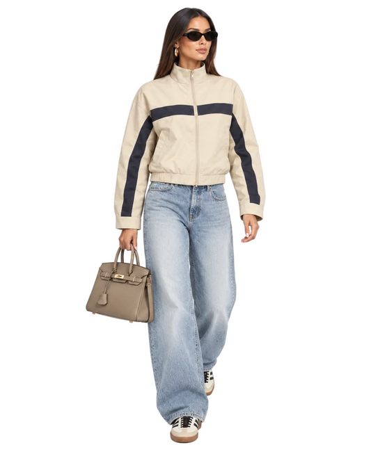 Kate Zip Up Windbreaker Jacket