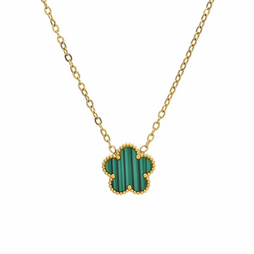 Clover Earrings, Bracelet, Necklace Set