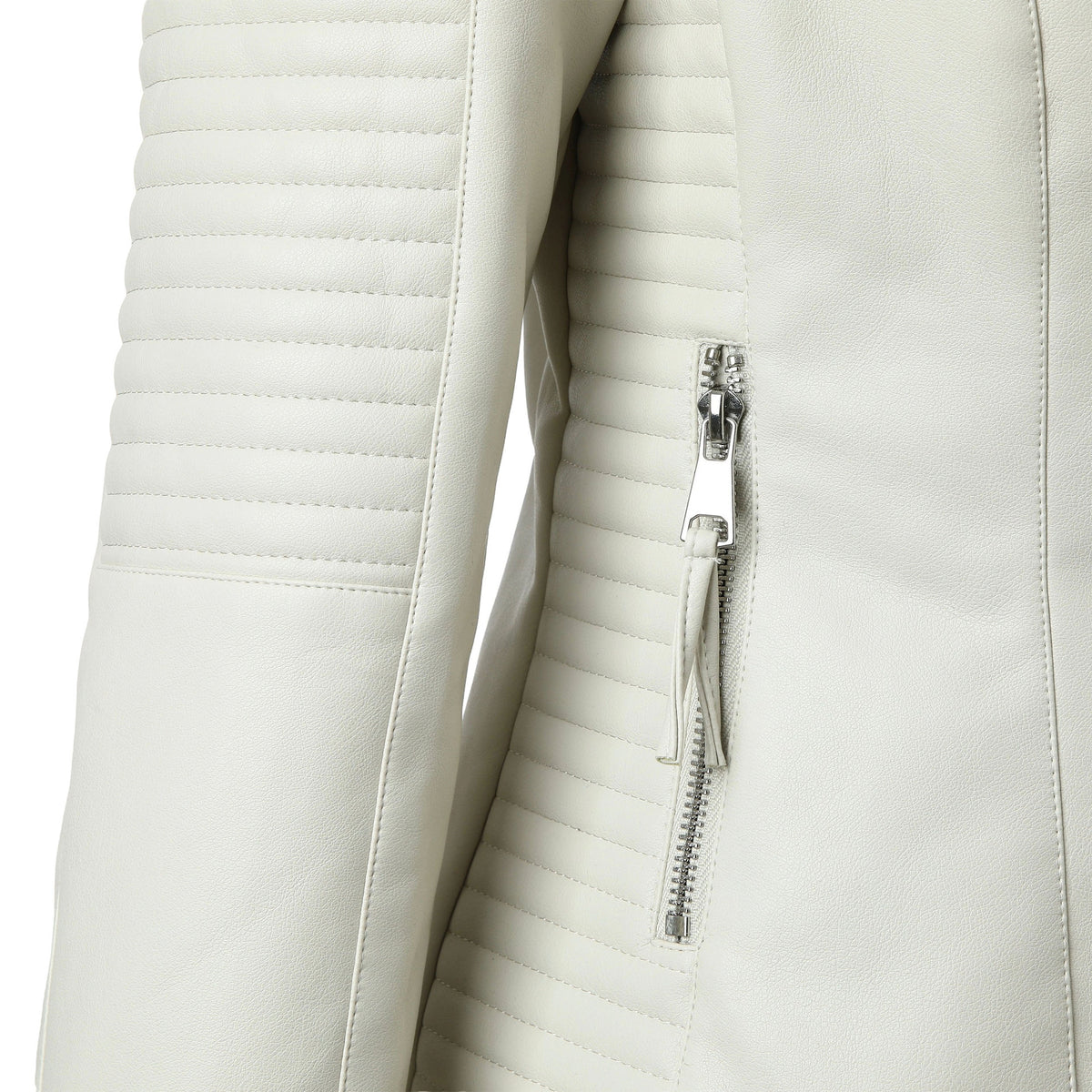 Tami Faux Leather Biker Jacket