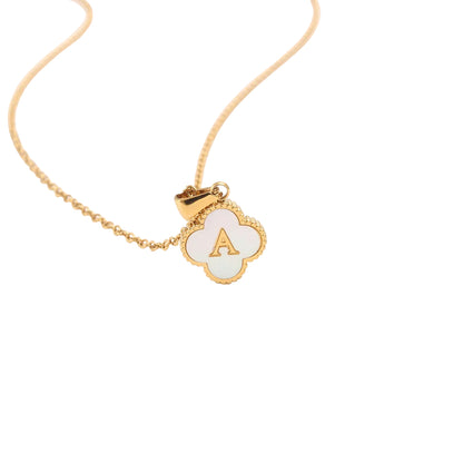 Clover Letter Necklace