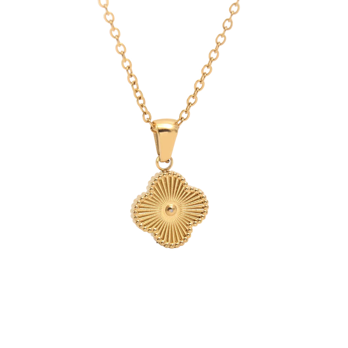 Clover Letter Necklace