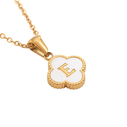 Clover Letter Necklace
