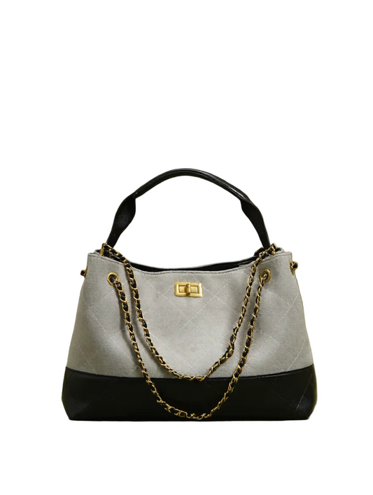 Camille Suede Chain Bag