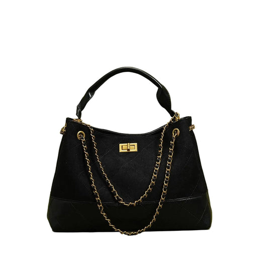 Camille Suede Chain Bag