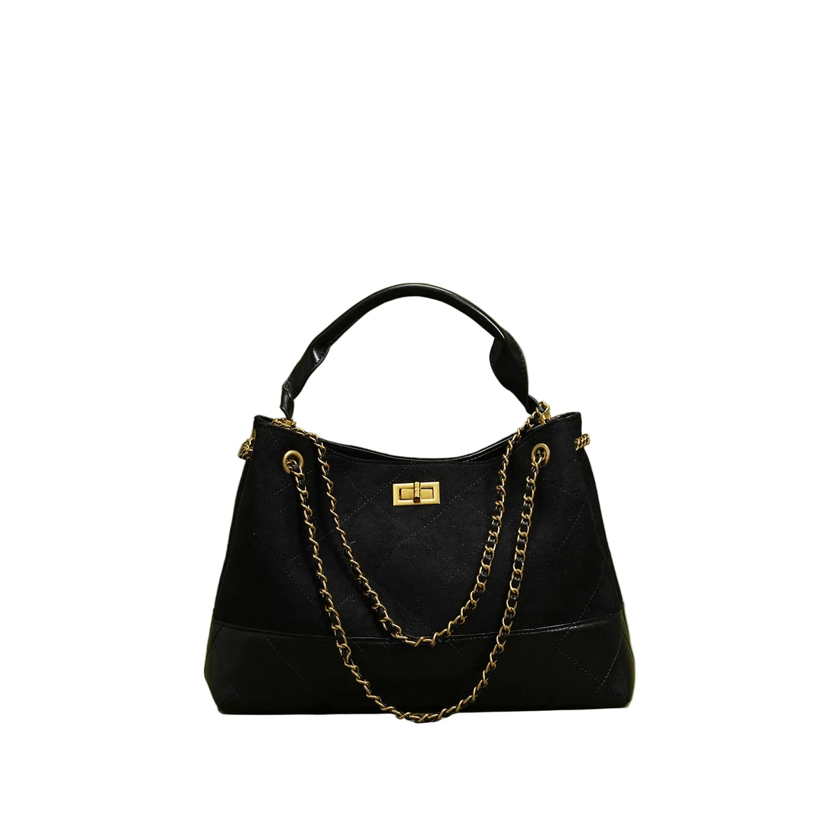 Camille Suede Chain Bag