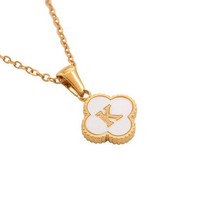 Clover Letter Necklace