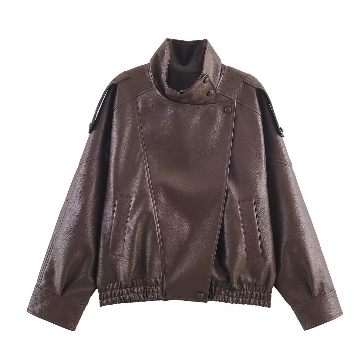 Lesly Faux Leather Jacket