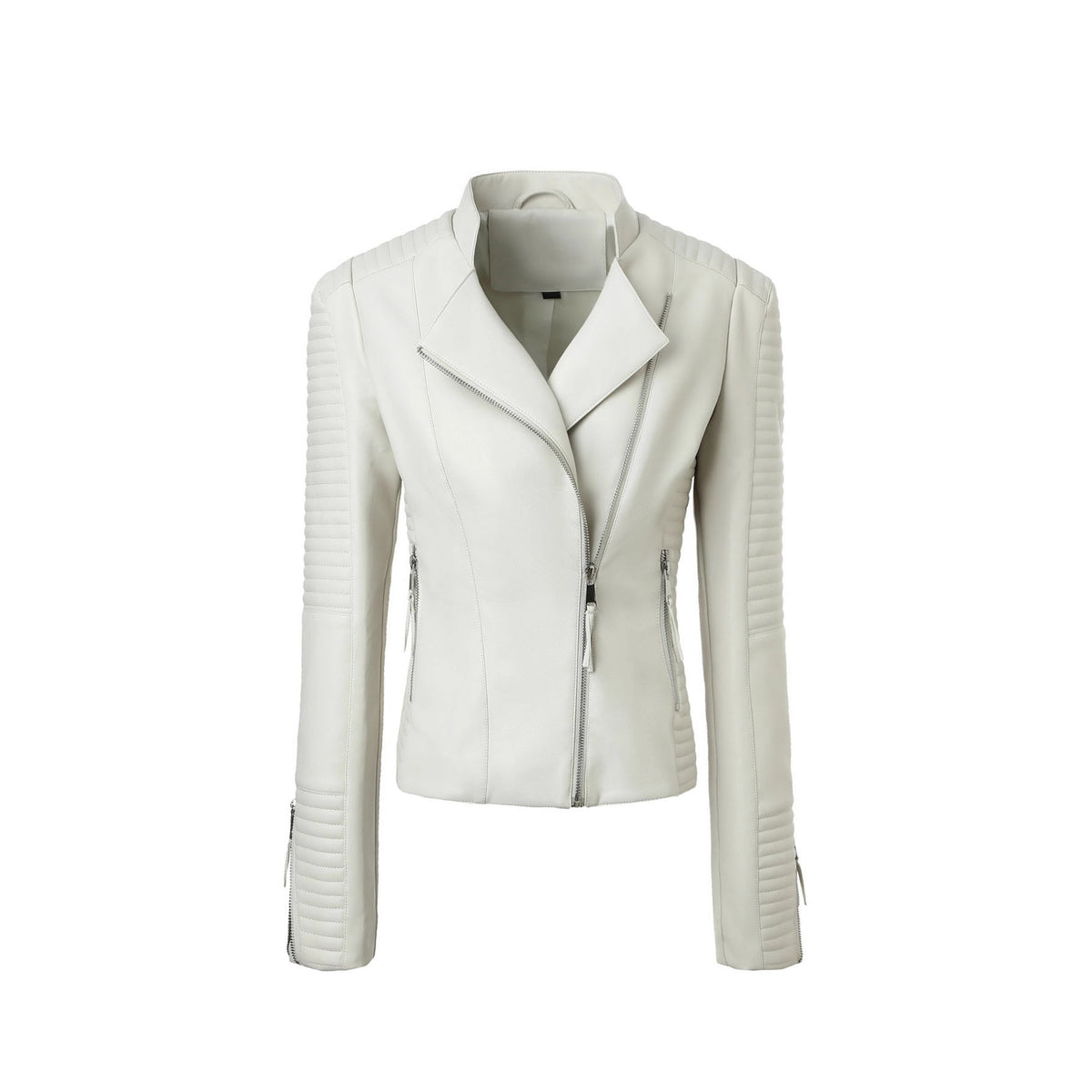 Tami Faux Leather Biker Jacket
