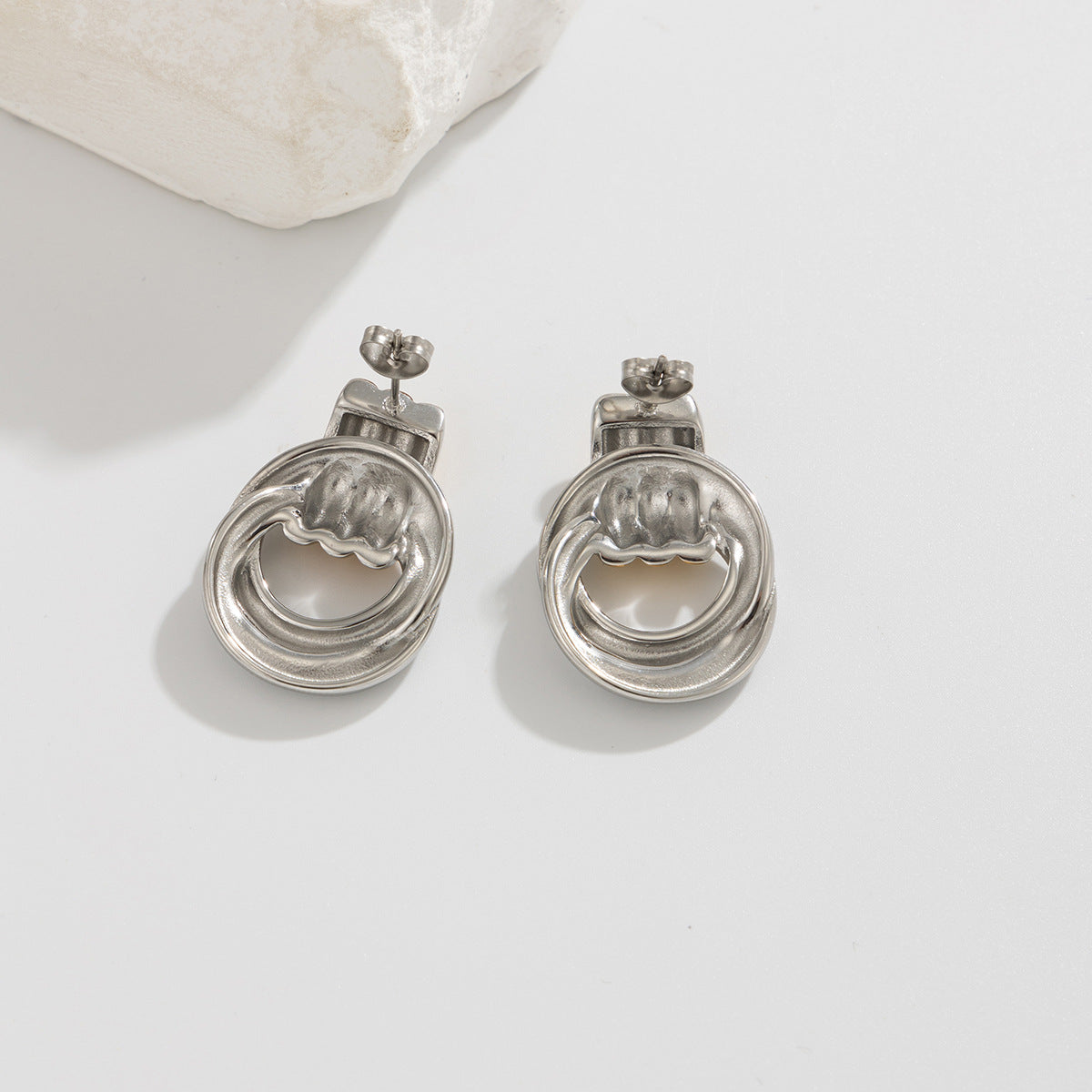 Lora Stainless Steel Earrings
