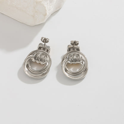 Lora Stainless Steel Earrings