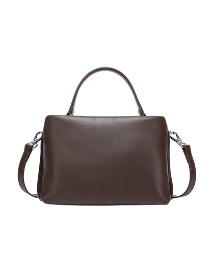 Leather Suede Crossbody Handbag