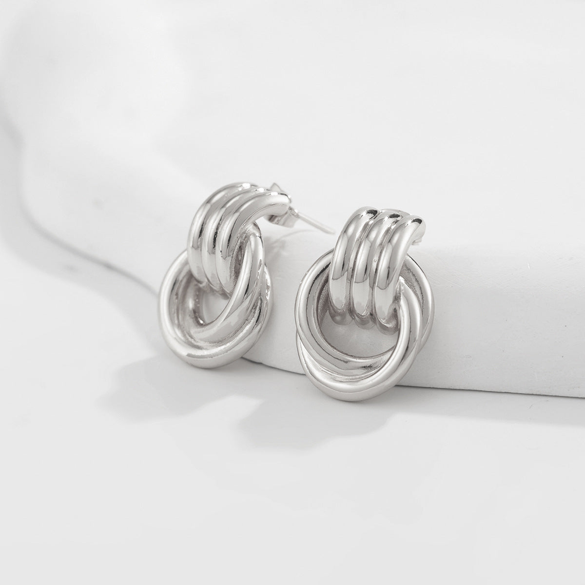 Lora Stainless Steel Earrings