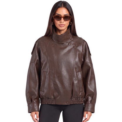 Lesly Faux Leather Jacket